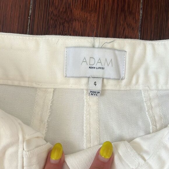 Adam Lippes WHITE Flared Pants - Excellent Condition - Worn Once - Size 4 - Picture 3 of 7